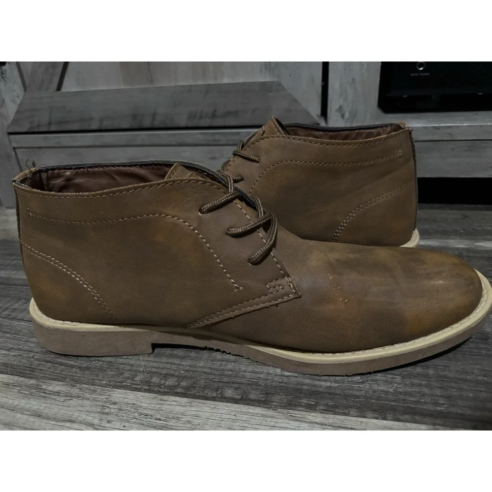 Levis Sonoma Wax 518815-DKTN Mens Size 11 Brown Mid Top Lace Up‎ Chukkas Boots